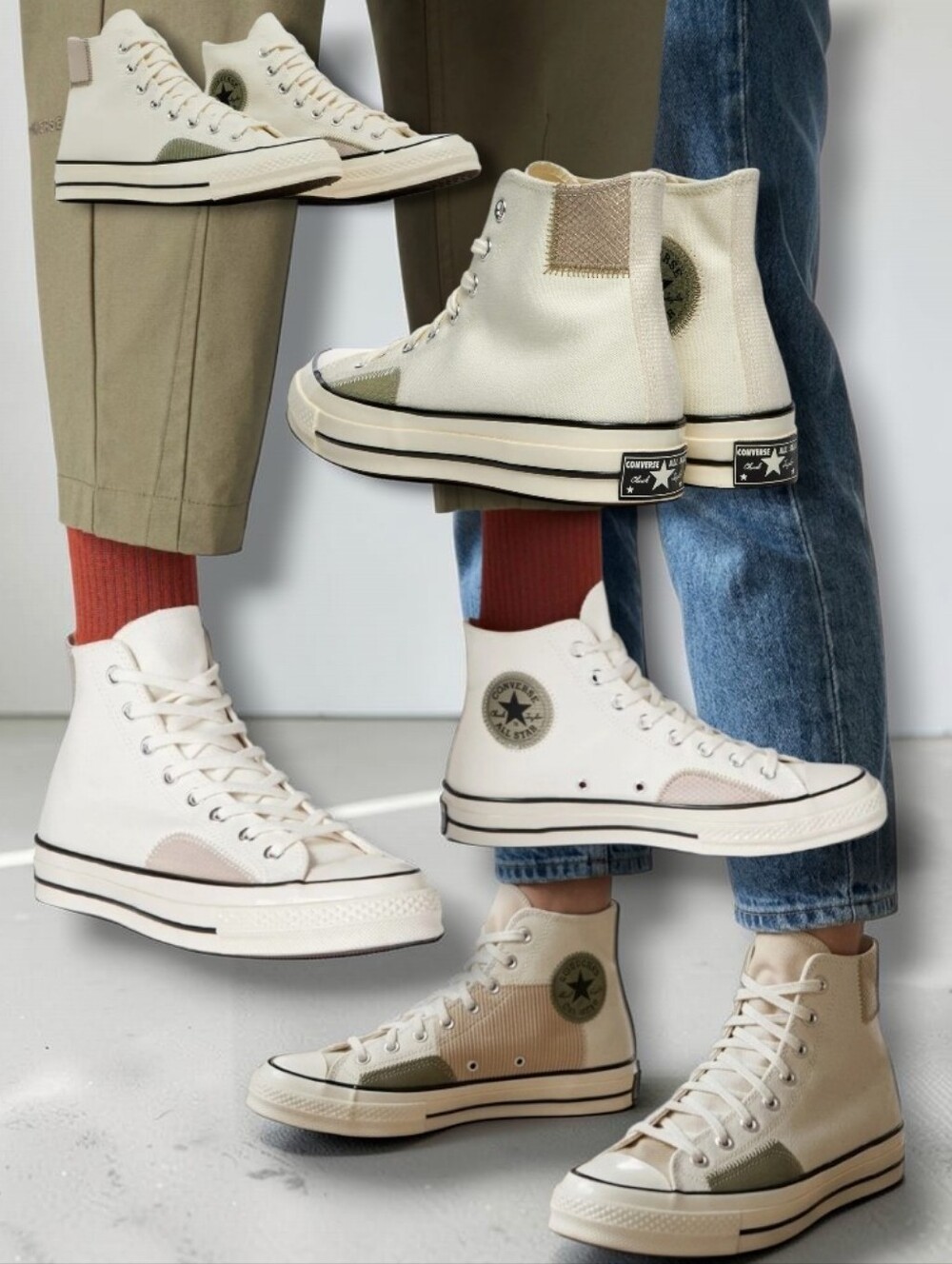 New 🤍 Converse Chuck 70 High "Alt Exploration" Canvas Egret Unisex Sneakers